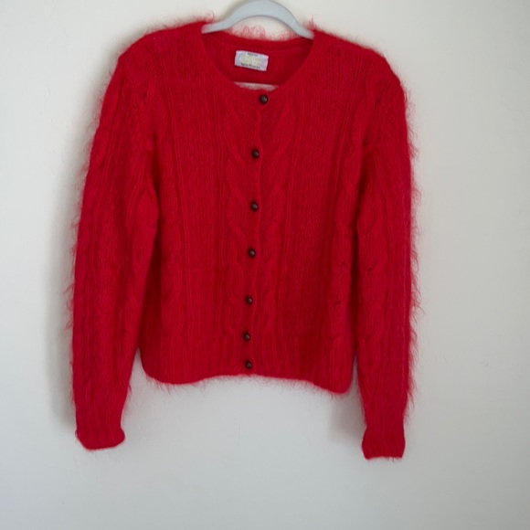 United Colors Of Benetton Sweaters - United Colors of Benetton 80% Mohair Cardigan Sweater